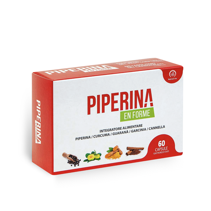 Piperina en Forme integratore Nutra erbe